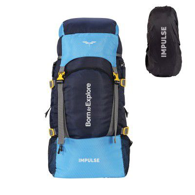 Impulse Rucksack bags 60 litres travel bag for men tourist bags for travel backpack for hiking trekking Bag for men camping Keep Discovering Light with 1 year Warranty