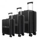 Impulse Urban Polycarbonate (PC) Set of 3 (Cabin + Medium + Large) Trolley Bag...