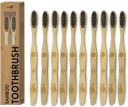 IMVELO Bamboo Toothbrush | Adult - Pack of 10...