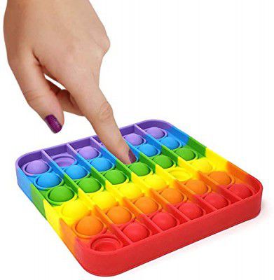 INAAYA Stress Relief Toys Squishy Bubble Popit (Multicolor)