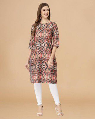 INAIA  Women Printed Crepe Straight Kurta