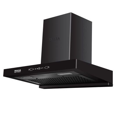 INALSA 75cm 1350 m³/ Chimney for Kitchen Auto Clean, Motion Sensor, 7 yrs warranty on Motor (Made In India)-Maris 75BKMAC