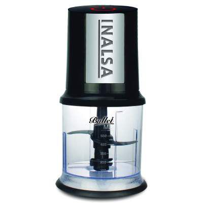 Inalsa Bullet 400-Watt Electric Chopper with Twin Blade Technology