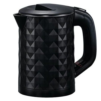 INALSA Designer Electric Kettle 0.6L Aqua -Double Wall|304 Stainless Steel Inner Body