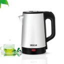 INALSA Electric Kettle Prism FS 1550 Watts|1.8 L|unique Cylindrical SS Body| Cordless Base|Easy Maintenance|Power Indicator Light(Black/Silver)...