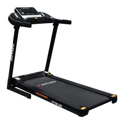 INALSA Fittyfy Motorized Treadmill for Home (4.0HP Peak) FFTM 300-with Bluetooth 12 Preset Programs, Foldable,3Section Incline, Max Wt.110 kg, End Cap Lubrication System,(Free Installation Assistance)
