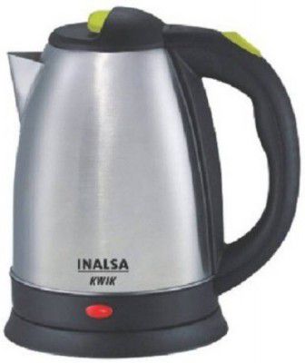 Inalsa KWIK Electric Kettle  (1.5 L, Silver)