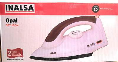 Inalsa Opal 1000 W Dry Iron White/Grey