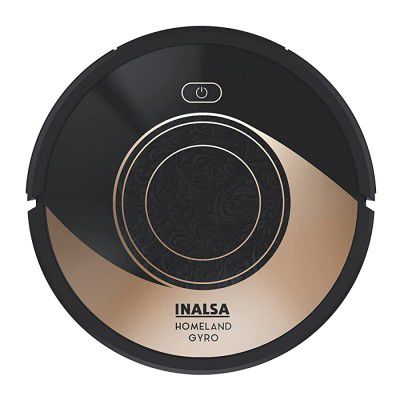 Inalsa Robot Vacuum Cleaner Homeland Gyro- 4in1 Function|Vacuum,Scrub,Mop & Sweep|1800Pa Strong Suction