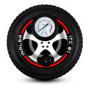 INALSA Tyre Inflator ITC 01, Compact and Elegant Design, DC 12V Tyre Inflator, 150 PSI with Dial Pressure Gauge, Power Cord (Black)...