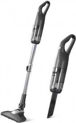 Inalsa Vactidy 2-in-1 Handheld & Stick for Home&Car|2200mAh Battery|14Kpa Suction| Cordless Vacuum Cleaner (Black)