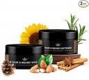 Incredible Man Hair & Beard Softener and Wax Combo with Amla, Tea tree, Shea Butter, & Cinammon Oil | Nourish, Moisturise & Style Beard | Sulphate & Paraben Free | 50gm each (Pack of 2)...