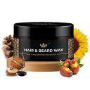 Incredible Man Hair Wax for Men Stylish Look & Strong hold | Beard Wax for Hair Styling Wax with Bee wax, Orange, & Cedarwood - 50g | Sulphate & Paraben Free...