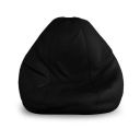 India Furnish Store Leatherette Bean Bag (with Beans) - XXXL, Black...