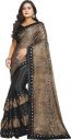 Indian Youth Women's Banarasi Lycra Saree With Un-stitched Blouse...