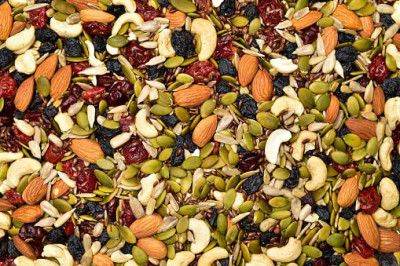 Indiana Dry Fruit Nuts, Seeds & Berries Organic Mix | Trial Mix Full Roasted, Nutritious and Crunchy Trail Snack | 18+ Varieties (200G)