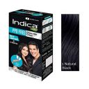 Indica Diy Ppd Free Creme With Comb Applicator, Natural Black, 80g,...