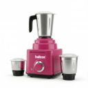 Indicon Crystal 750W Mixer Grinder, Aqva Pink, 3 Stainless Steel Jars (Aqva Pink)...