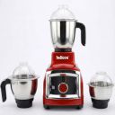 Indicon Gloster 1HP (1000 Watts) Mixer Grinder, Chrome Finish with 3 Jars, Red | Copper Motor | Heavy Duty Grinding, Blending & Juicing (Gloster Red)...