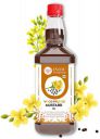 IndicWisdom Wood Pressed Mustard Oil 1 Liter (Cold Pressed - Extracted on Wooden Churner) | Kolhu/Kacchi Ghani&nbsp;/&nbsp;Chekku...