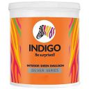 Indigo Interior Sheen Emulsion Sliver Series | Interior Paint | Sheen finish | 1 Liter | White...