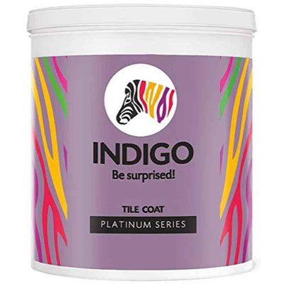 Indigo Tile Coat Platinum Series – Premium Roof Tile Coating | Vibrant Non-Fading Colours | Rich Sheen Finish | Anti-Fungal & Water-Resistant | Exterior Use | 10 L White