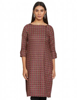 Indigo Womens Acrylic Regular Kurta