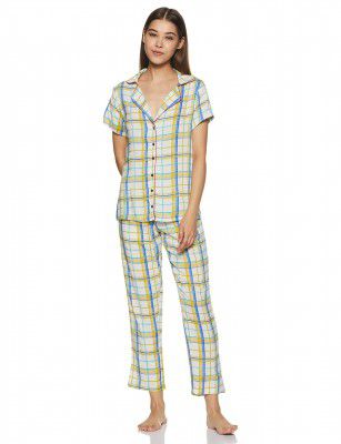 Indigo Womens Rayon Regular Fit Night Suit