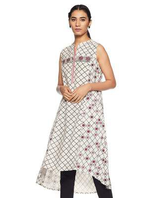 INDIGO Women's Straight Kurti (Pack of 2)