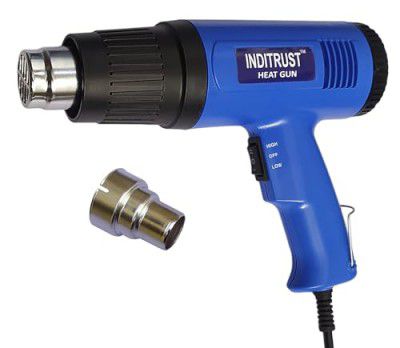 Inditrust 2000 Watt professional heat gun hot air gun with dual temperature setting (RED)