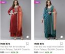 Indo Era Kurta Palazzo Set Flat 100% Off...