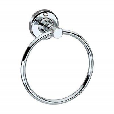INDOROX Stainless Steel Towel Ring/Napkin Ring - Bathroom Towel Holder - Towel Hanger with Chrome Finish Stainless Steel (Round_Full)