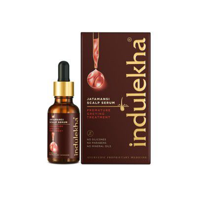 Indulekha Jatamansi Premature Greying Treatment Scalp Serum 30ml | Ayurvedic Serum 