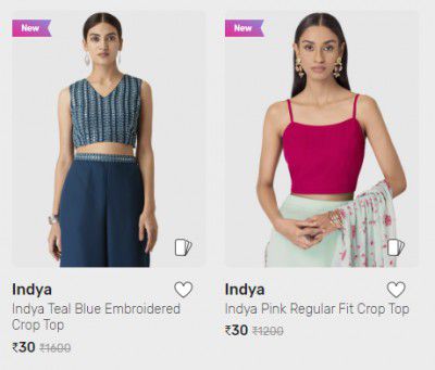 Indya Women's Clothing From ₹30