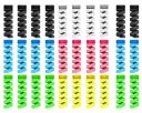 Inefable (30 Pcs) Multicoloured Protection Spiral Cable...