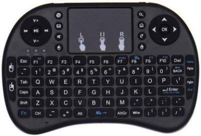 Inext 102 Mini Wireless Keyboard with Touchpad Mouse, 2.4ghz Smart Connector, Wireless Multi-device Keyboard