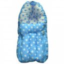 Infans Mini Baby Bed, Sleeping Bag & Carry Nest Cotton|3 in 1 Convertible Portable Bassinet-Nest...