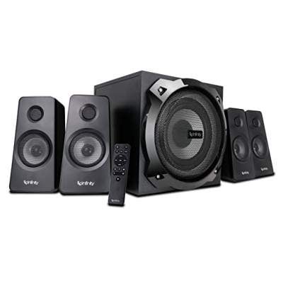 Infinity by Harman Hardrock 410 Powerful Deep Bass 4.1 Channel Bluetooth Multimedia Speaker (200 Watts Peak Output)