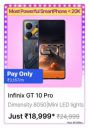 Infinix GT 10 Pro @ ₹18,999/- During Big Billion Days Sale...