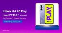 Infinix Hot 20 Play @ ₹7,199 on Flipkart's Big Billion Days Sale...