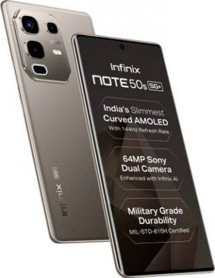 Infinix Note 50s 5G+ (Titanium Grey, 128 GB)  (8 GB RAM)