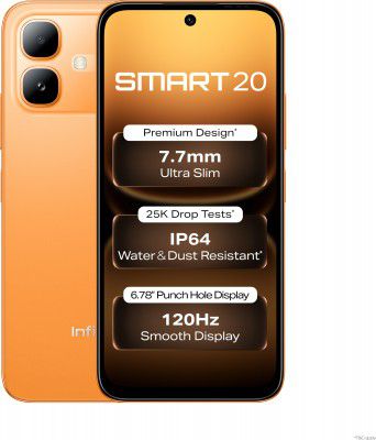 Infinix SMART 20 (Sunlike Orange, 64 GB) (4 GB RAM)