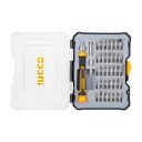 INGCO 32Pcs Precision Screwdriver Set with Case, Electronics Precision Screwdriver with 30 Bits, Screwdriver Set for DIY, Precision Screwdriver Set for Phone, Computer, Laptop, PC, Table...