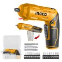 INGCO 4V Electric Cordless Screwdriver, Rechargeable Power Drill Driver Set, 4 N.m Max Torque, 240RPM, With Tool Box...