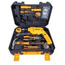 INGCO Drilling Machine Kit, 115 Pcs Tools Set, Drill Tool Kits HKTHP11151,Heavy Duty Impact Drill Machine, 1 Pcs 680W Impact Drill (ID6808),220-240V~50/60Hz,13 millimeters key chuck...