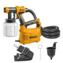Ingco HVLP Floor Based Spray Gun, 800ml Paint Sprayer, 3 Spray Patterns | 500W | 50DIN-s, Electric Paint Spray Gun, Adjustable Valve Knob for Painting Ceiling, Fence, Cabinets...