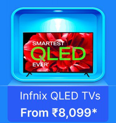 Inifix QLED TVs from Rs. 8099 in Flipkart Big Billion Days Sale     