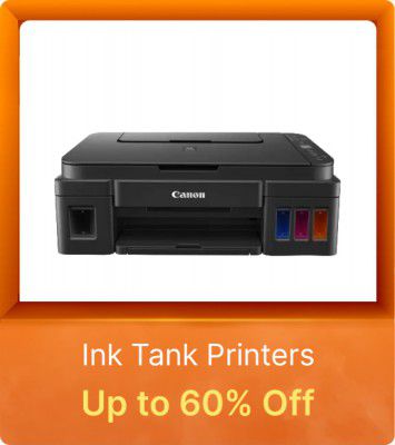 Ink Tank Printers @ upto 60% off on Flipkart Big Billion Days Sale