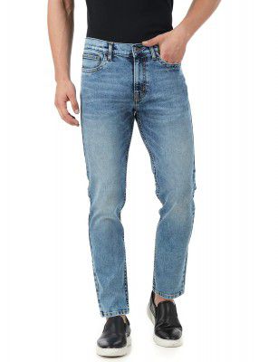 INKD Men's Regular Fit Jeans - Mid-Rise | Cotton Blend | Lightweight  Jeans for Men