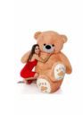 INKI PONKY STUFFS Standing Teddy Bear with Heart 36 inch Brown (Pack of 2 )...